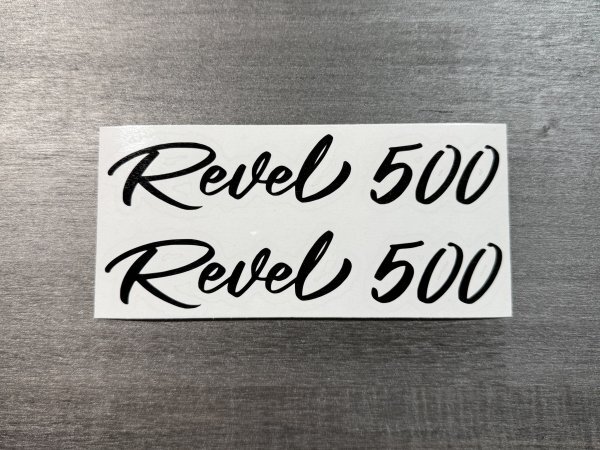 ホンダ レブル500 カッティングステッカー 150mm幅 2枚セット ブラック 送料無料拍卖