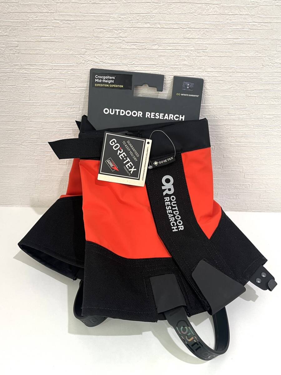 SP77【未使用品◎】アウトドア リサーチ ゴアテックス ミッドレングス クロック ゲイター 登山 キャンプ M メンズ レディース 靴 ウェア拍卖
