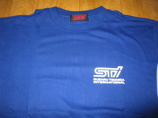 スバルSTI・チャレンジャー・チームワークス・ワールドラリー Tシャツ 未使用 デッドストック サイズF拍卖