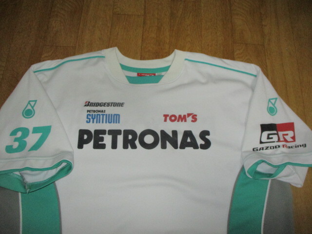 トヨタTOM'S・ペトロナスレーシング・スーパーGT・レクサス ドライTシャツ サイズXL 極美中古 ジャケット拍卖