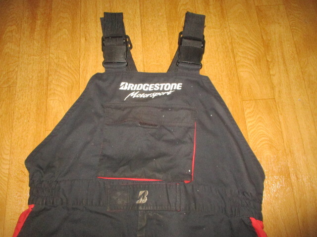 BS・ブリジストン 作業ツナギ・サロペット 中古 サイズLL 旧車・ネオバ拍卖