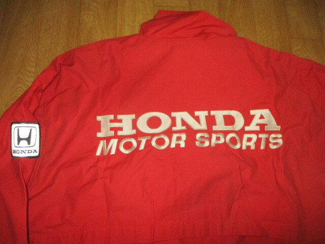 希少サイズO・ホンダ・F1・コレクション・マクラーレン 当時物 プラチナ色刺繍ロゴ ジャケット 美中古拍卖