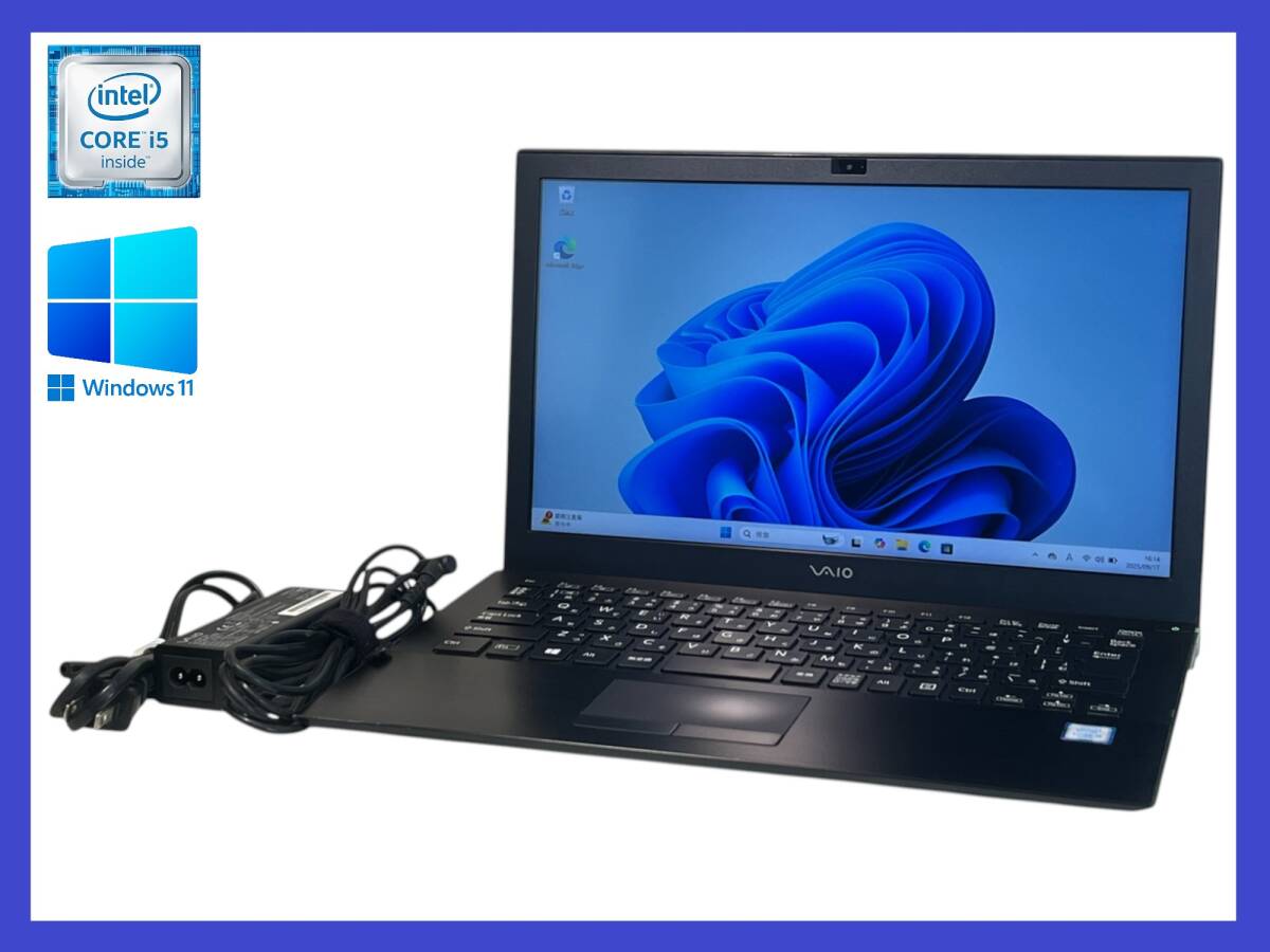 ★第6世代 i5搭載 Sony VAIO VJPB11C11N Core i5-6200U/メモリ8GB /SSD256GB /1920x1080/Windows 11 Pro・30日間返品保証拍卖
