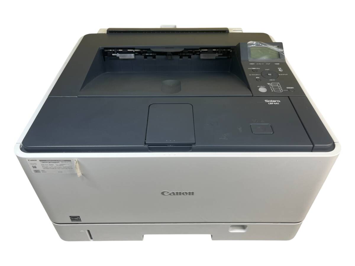 ☆動作OK!印刷37,580枚!トナー付き|Canon LBP441|A3対応 USB/LAN モノクロレーザープリンター拍卖