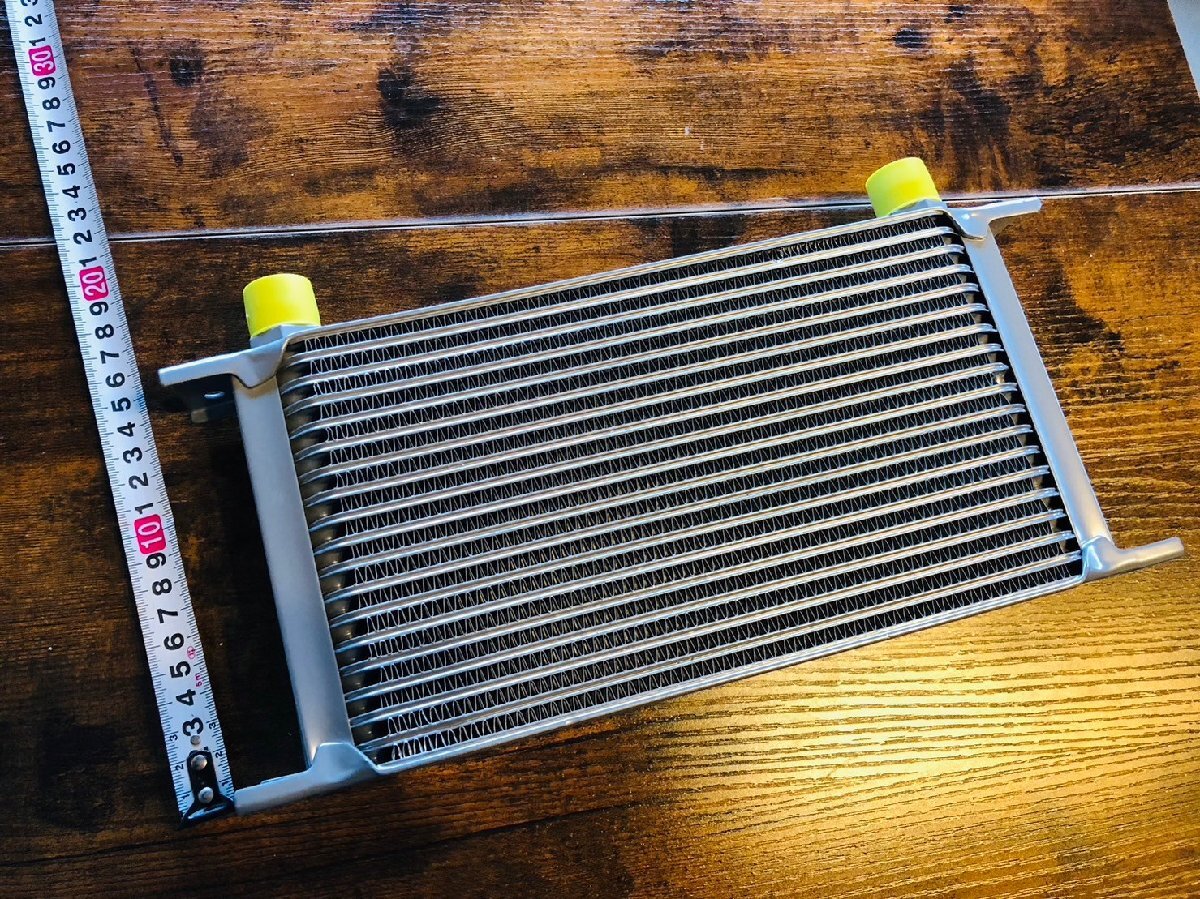 新品 汎用 AN10 オイルクーラー 19段 銀 コア単品拍卖