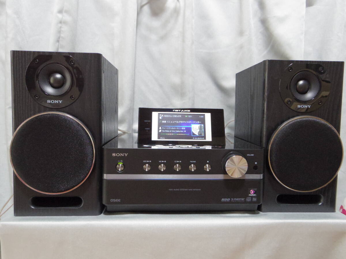 SONY NETJUKE NAS-M700HD HDDコンポ HDD 160GB→640GB 2.5インチ換装済み ⑤拍卖