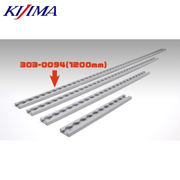 在庫あり KIJIMA キジマ 303-0094 ワンタッチレール 1200mm シルバー拍卖