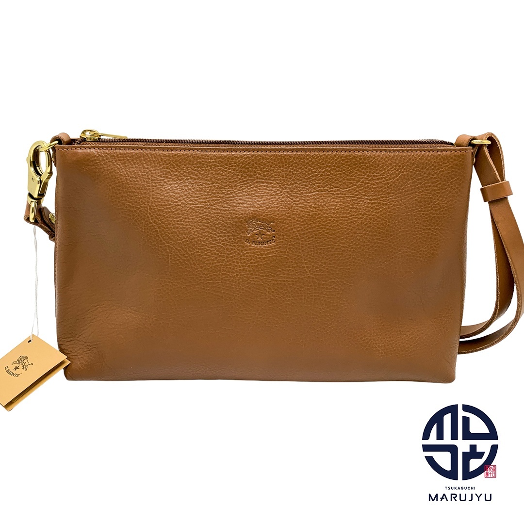 IL BISONTE イルビゾンテ ブラウン系 茶 ショルダーバッグ BSH092 バック 鞄 カバン ブランド拍卖