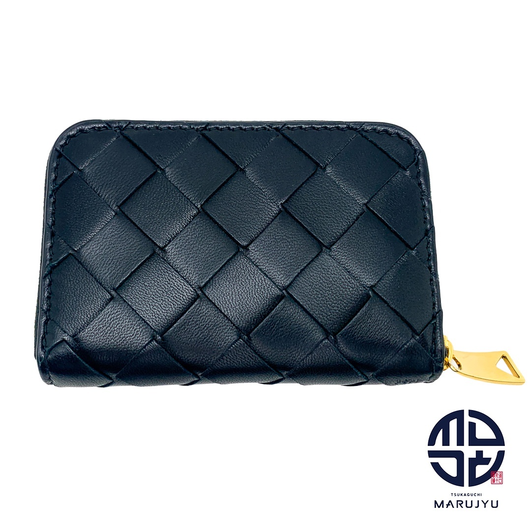 BOTTEGA VENETA ボッテガヴェネタ ブラック ネロ タイニー ジップアラウンドウォレット 749933VCPP38425 コンパクトウォレット 財布 サイフ拍卖