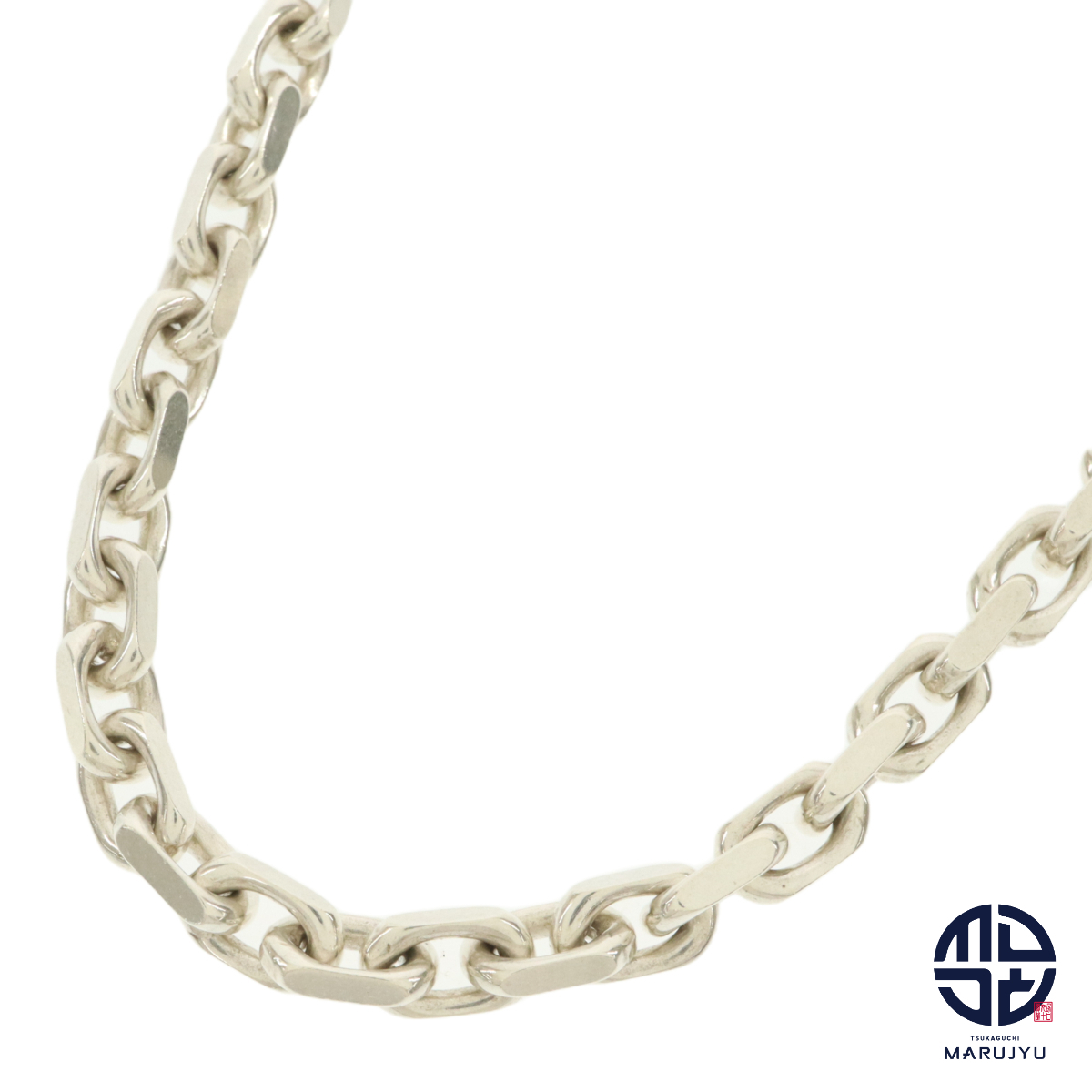 TIFFANY ティファニー Ag925 シルバー K18 ティファニー1837 メイカーズ チェーン ネックレス スターリングシルバー & 18Kゴールド メンズ拍卖