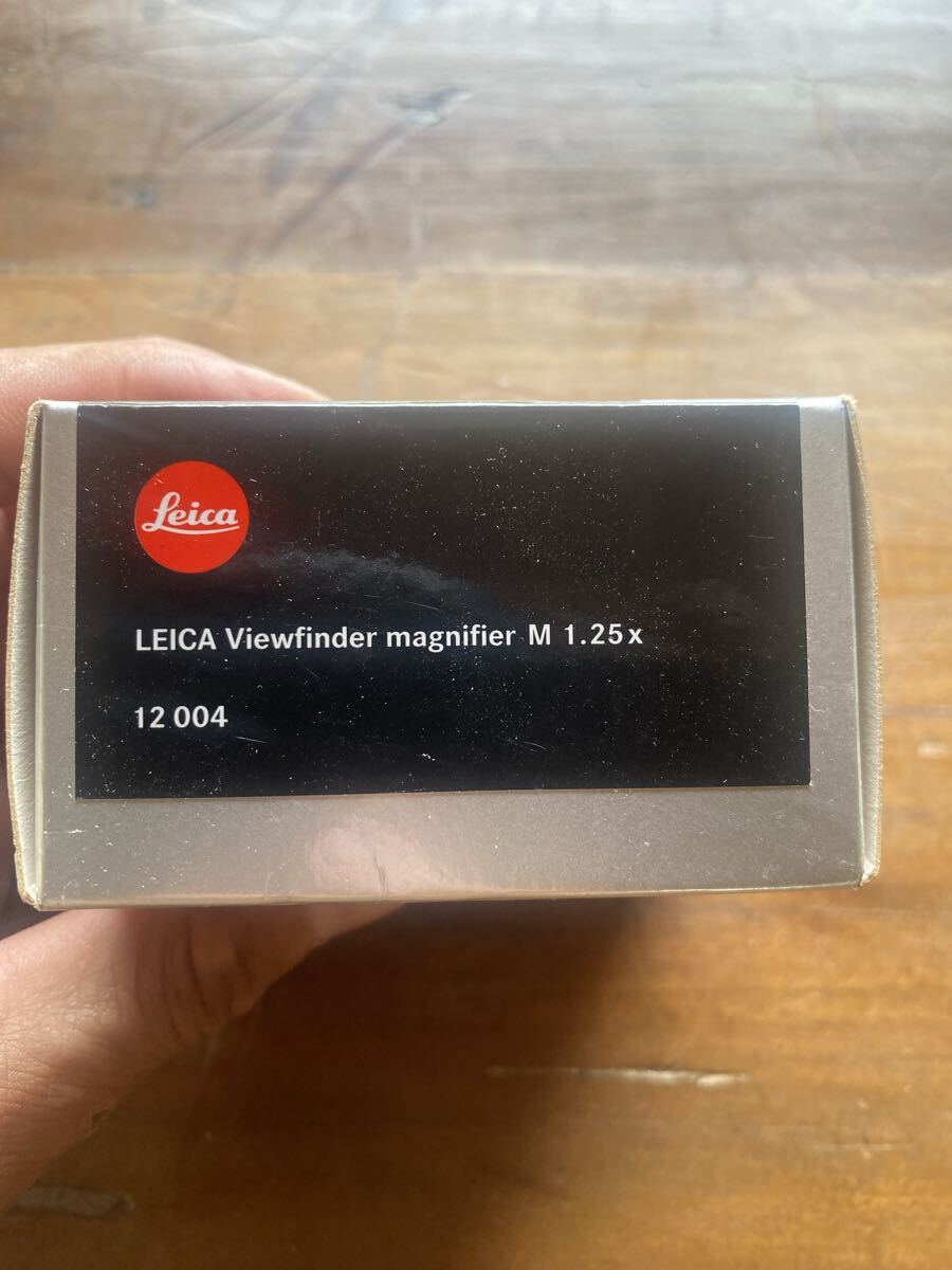 LEICA ライカ ビューファインダー マグニファイヤー M 1.25x レザーケース有り拍卖