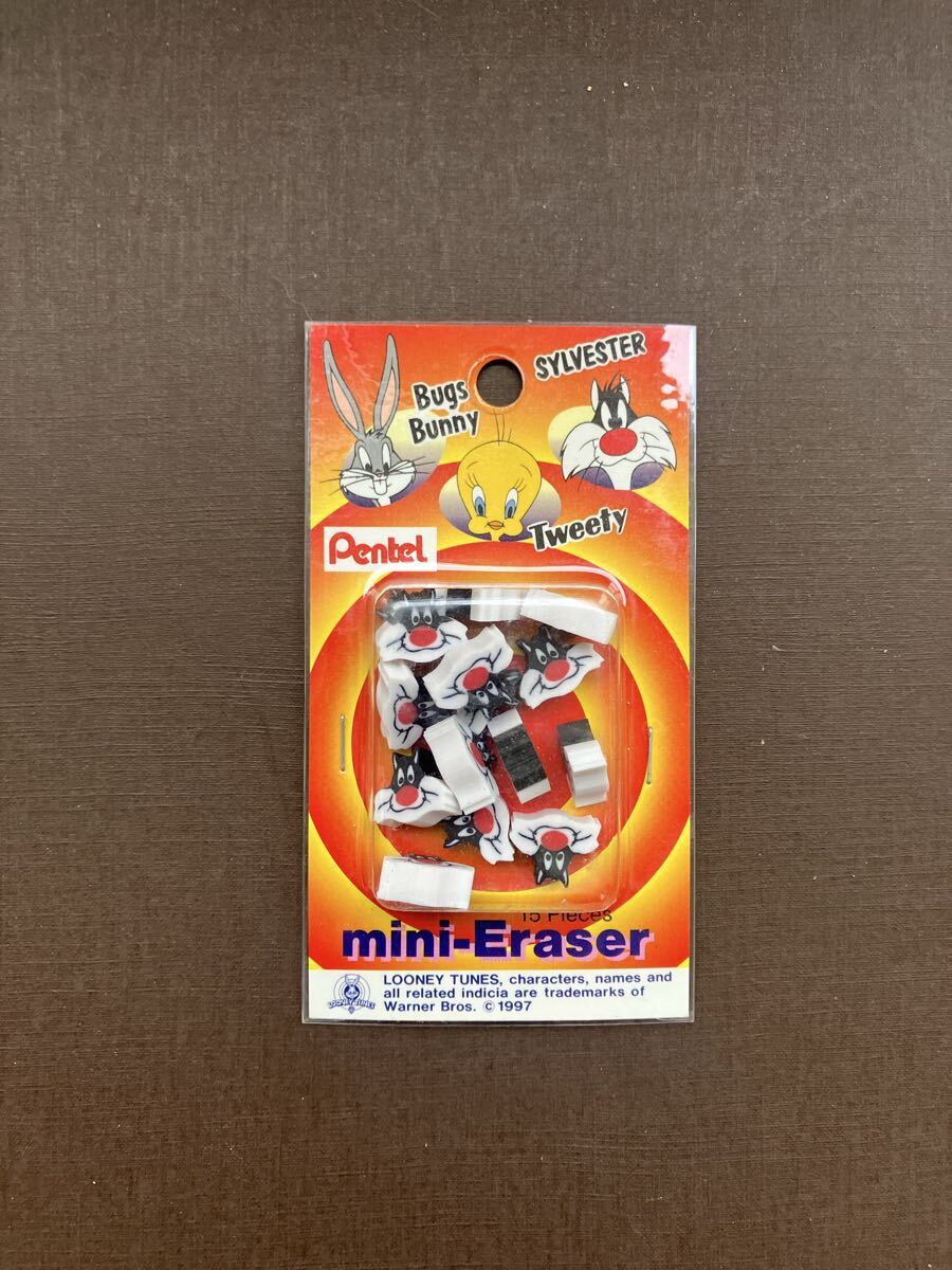 昭和レトロ 当時物 シルベスター フィギュア ミニ消しゴム 15ヶ入 拍卖