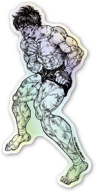 刃牙 キャラクターステッカー ホログラムミニ 範馬刃牙 BAKI066拍卖