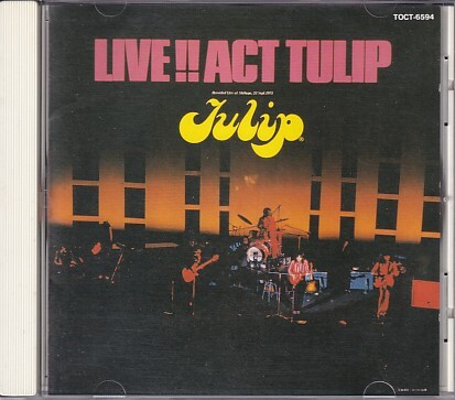 CD チューリップ LIVE!! ACT TULIP 渋谷公会堂における実況盤拍卖