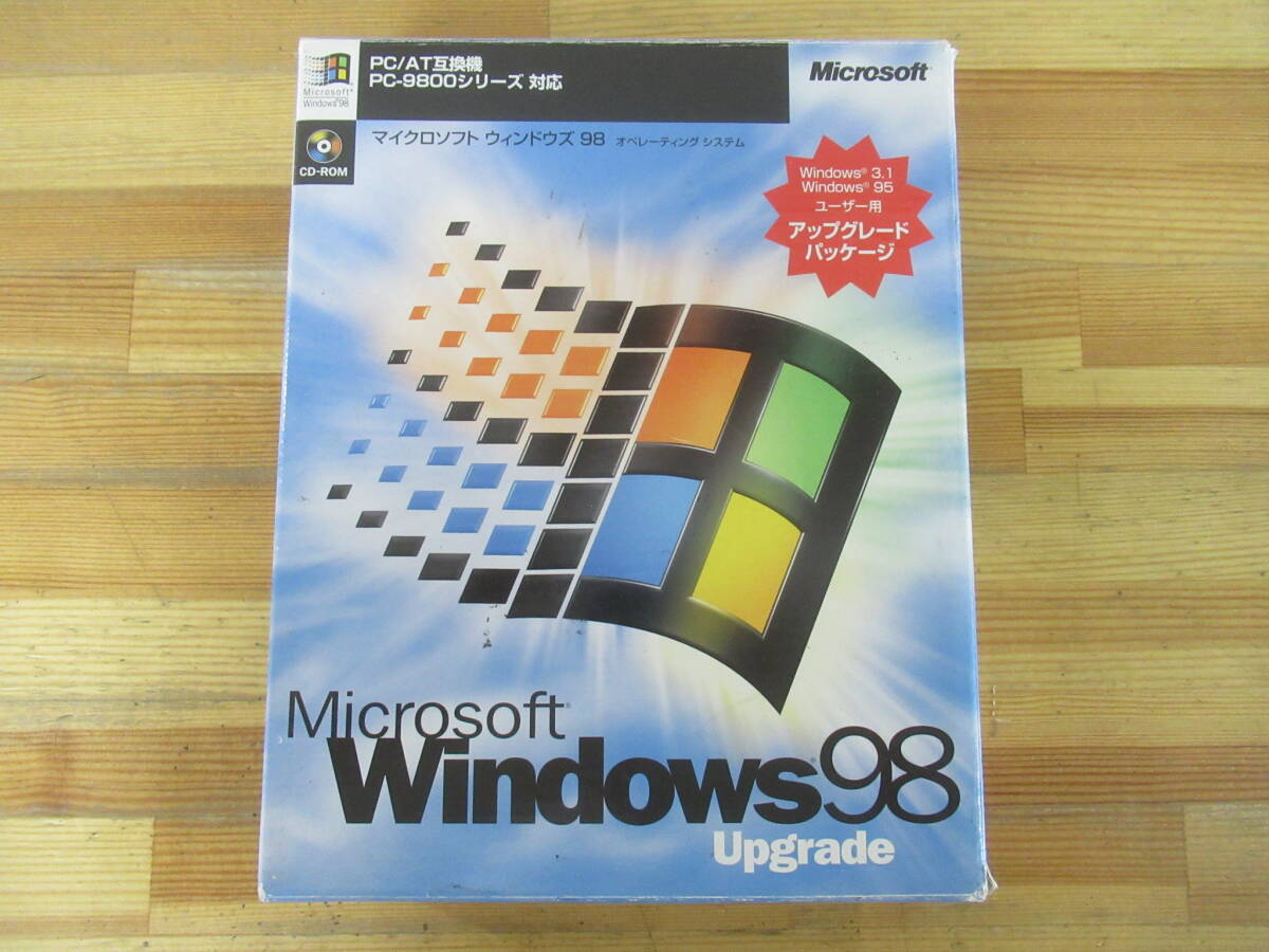 W11☆ 12】 Microsoft Windows 98 アップグレード 3.1 95ユーザー用 マイクロソフト ウィンドウズ PC9800 オペレーティングシステム 250904拍卖