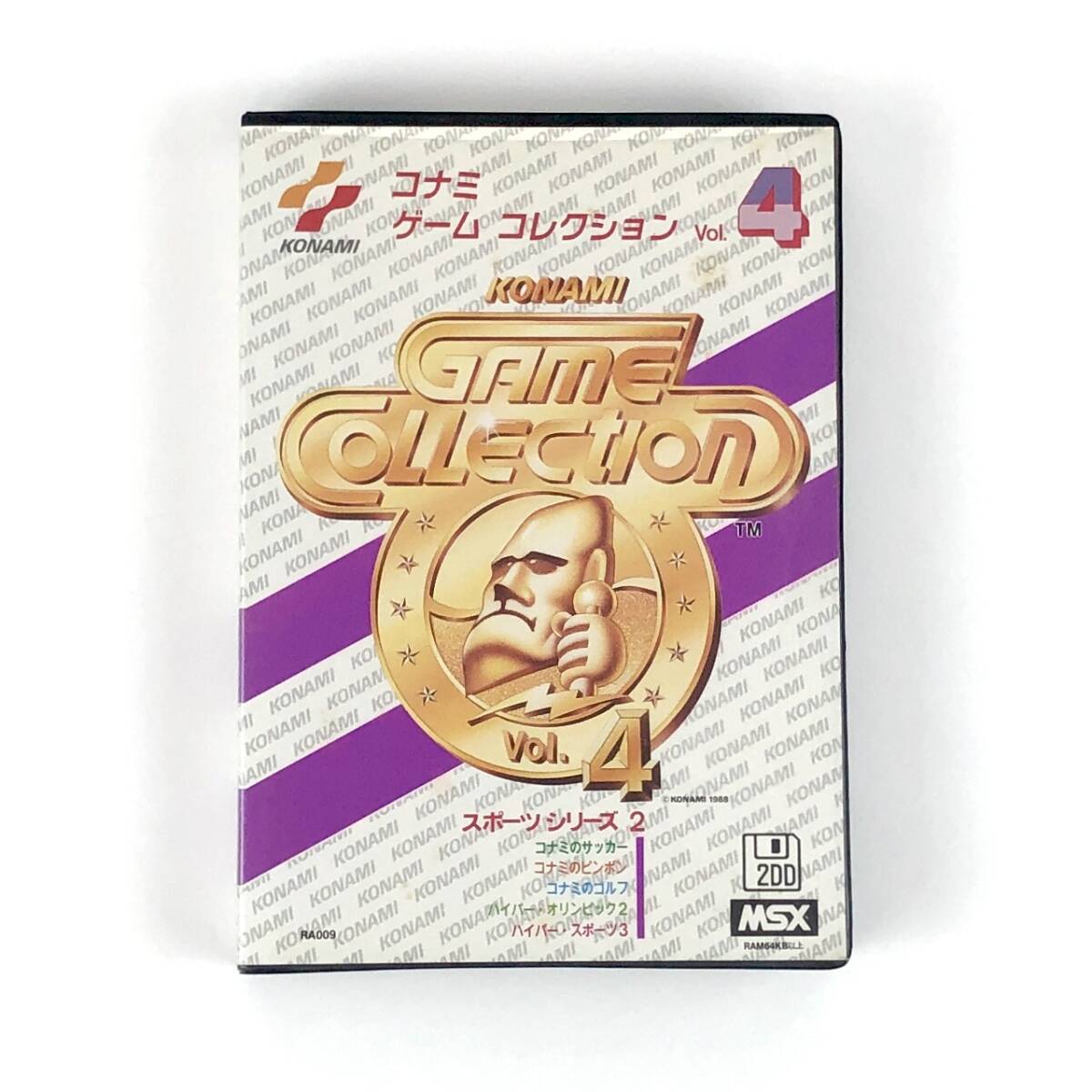 【送料無料】 MSX 3.5インチ 2DD コナミゲームコレクション Vol.4 箱説付き 痛みあり コナミ MSX Konami Game Collection Vol.4 CIB Tested拍卖