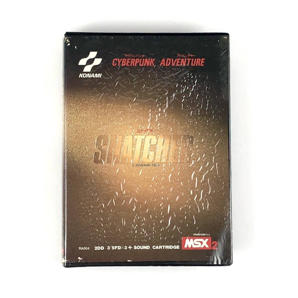 【送料無料】 MSX2 3.5インチ 2DD スナッチャー 箱説・サウンドカートリッジ・ハガキ付き 痛み有 コナミ MSX2 Snatcher CIB Tested Konami拍卖