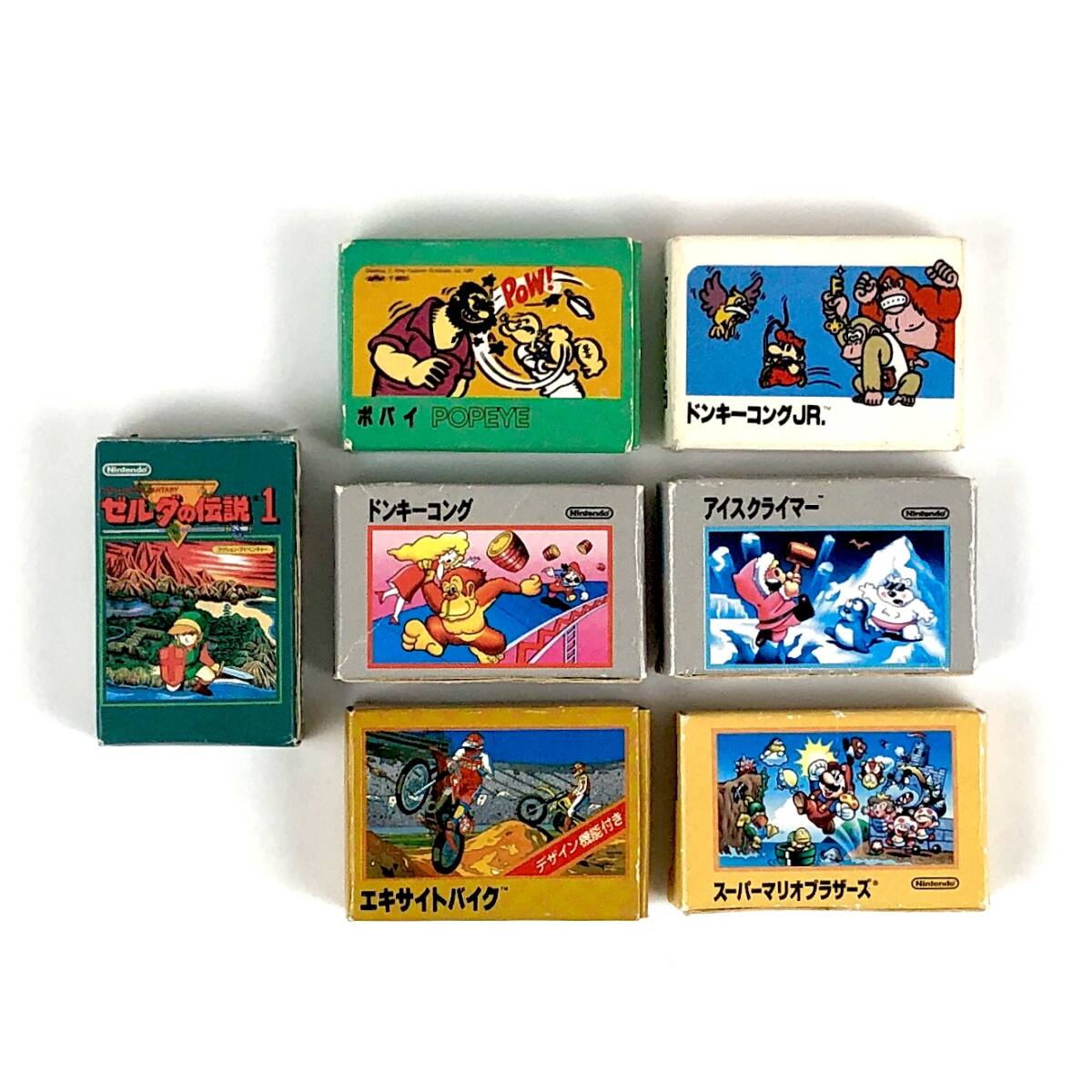 【送料無料】 カセット型 消しゴム 7個セット 【ファミコン・ゲームボーイアドバンス型】 ゼルダの伝説 スーパーマリオブラザーズ 他拍卖