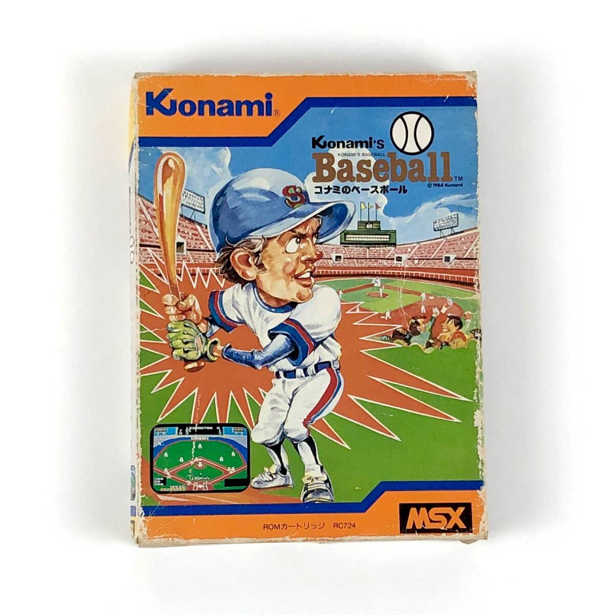 【送料無料】 MSX コナミのベースボール 説明書欠品 痛みあり 動作確認済み コナミ MSX Konami's Baseball No Manual Tested Konami拍卖