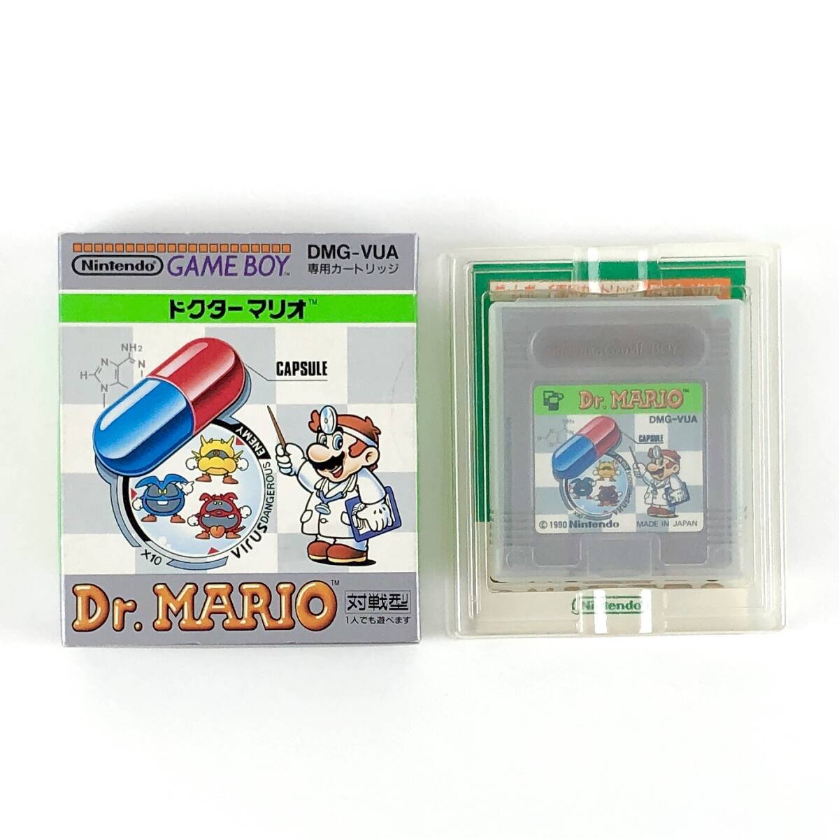 【送料無料】 ゲームボーイ ドクターマリオ 箱説付き 痛みあり 動作確認済み 任天堂 Nintendo GameBoy Dr. MARIO CIB Tested拍卖