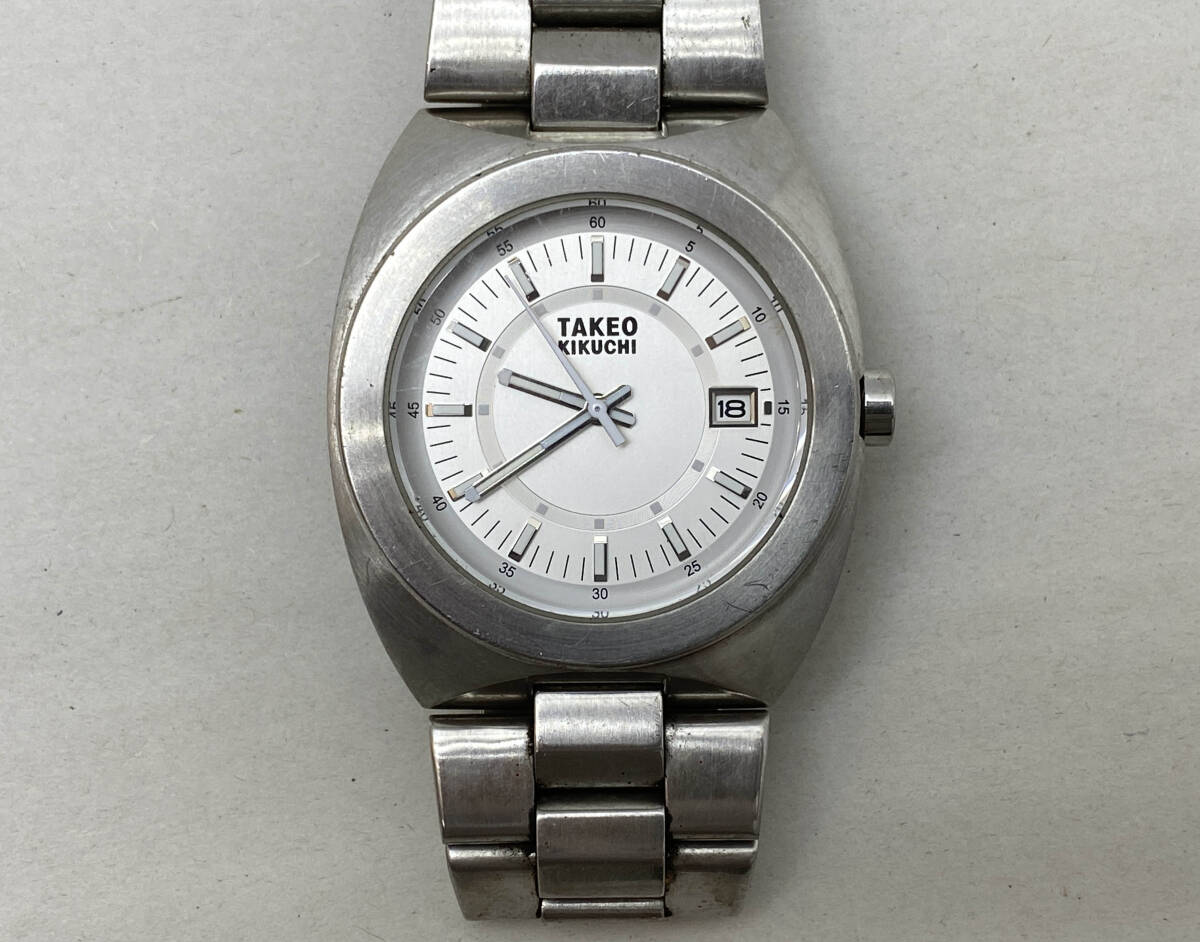 TAKEO KIKUCHI タケオキクチ 腕時計 TK-20D1 ステンレス 動作未確認 拍卖