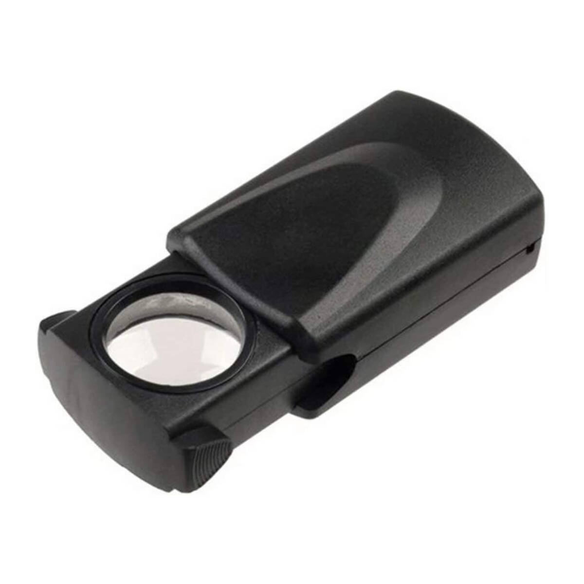 携帯用ジュエリールーペ ミニルーペ LED引き出し式ジュエリー鑑賞ルーペ MG21008(ブラック);J1132;拍卖