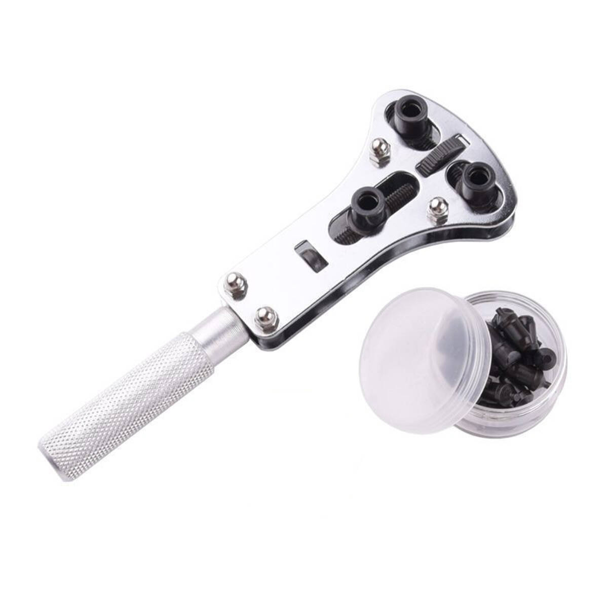 腕時計蓋開き器 底部開き器 三脚開き 時計開き器 3爪腕時計の裏蓋開き器 時計修理道具 19個セット;J449;拍卖