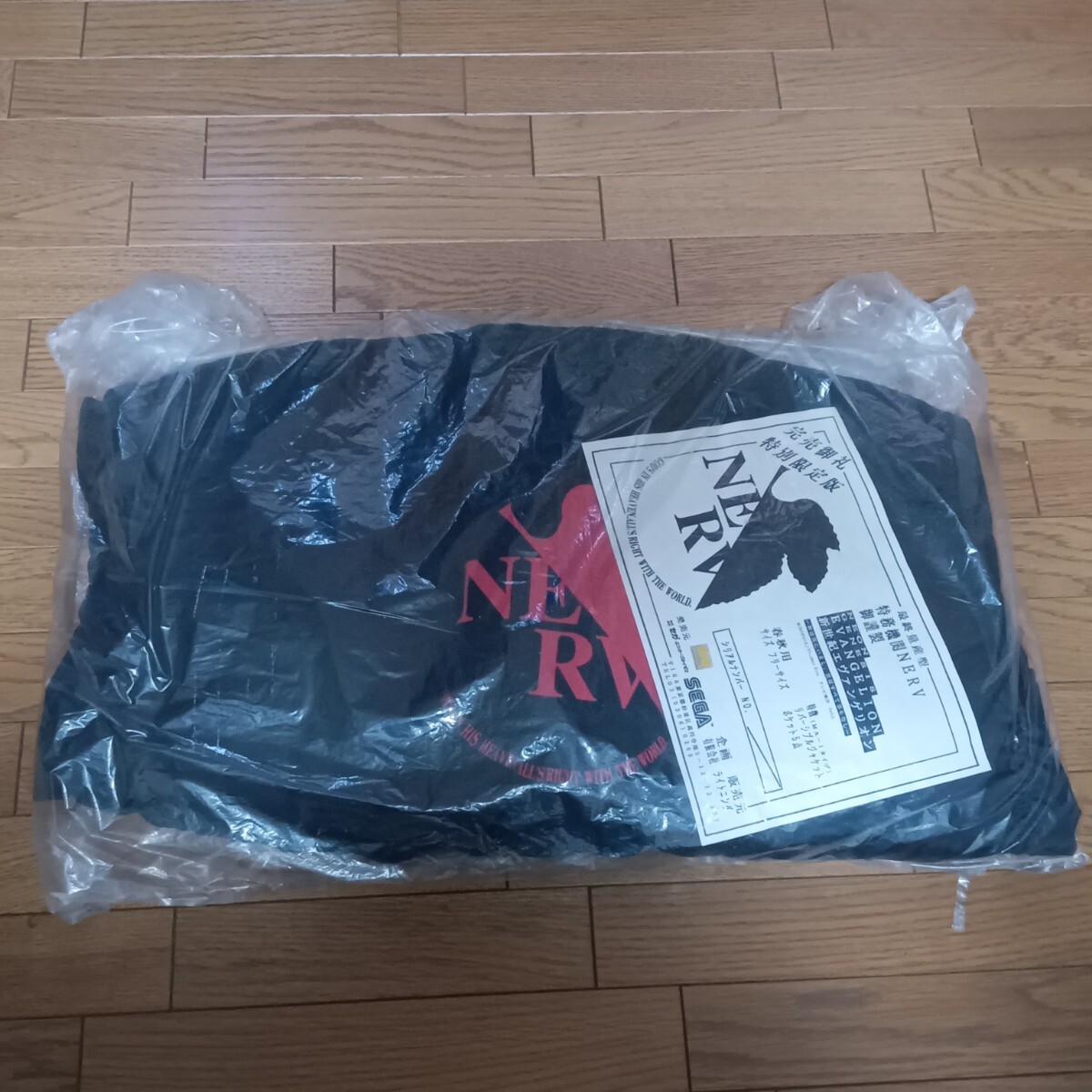 新品未開封品 新世紀エヴァンゲリオン 特務機関NERV御謹製 MA-1タイプ リバーシブルジャケット ポケット5点 ネルフ ブルゾン フリーサイズ拍卖