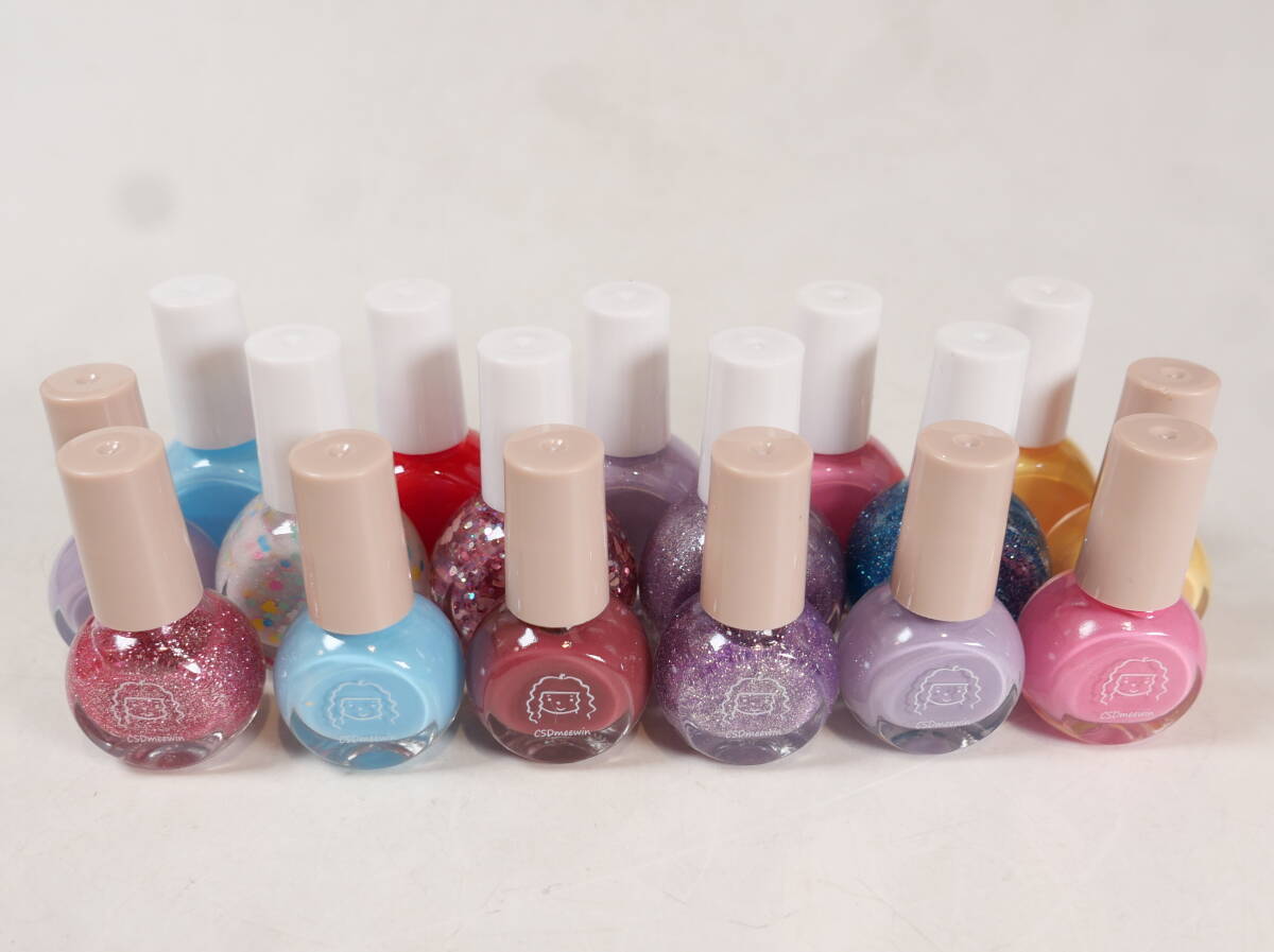 中古コスメ★CSD meewin ほか ネイル カラー エナメル 17種セット拍卖
