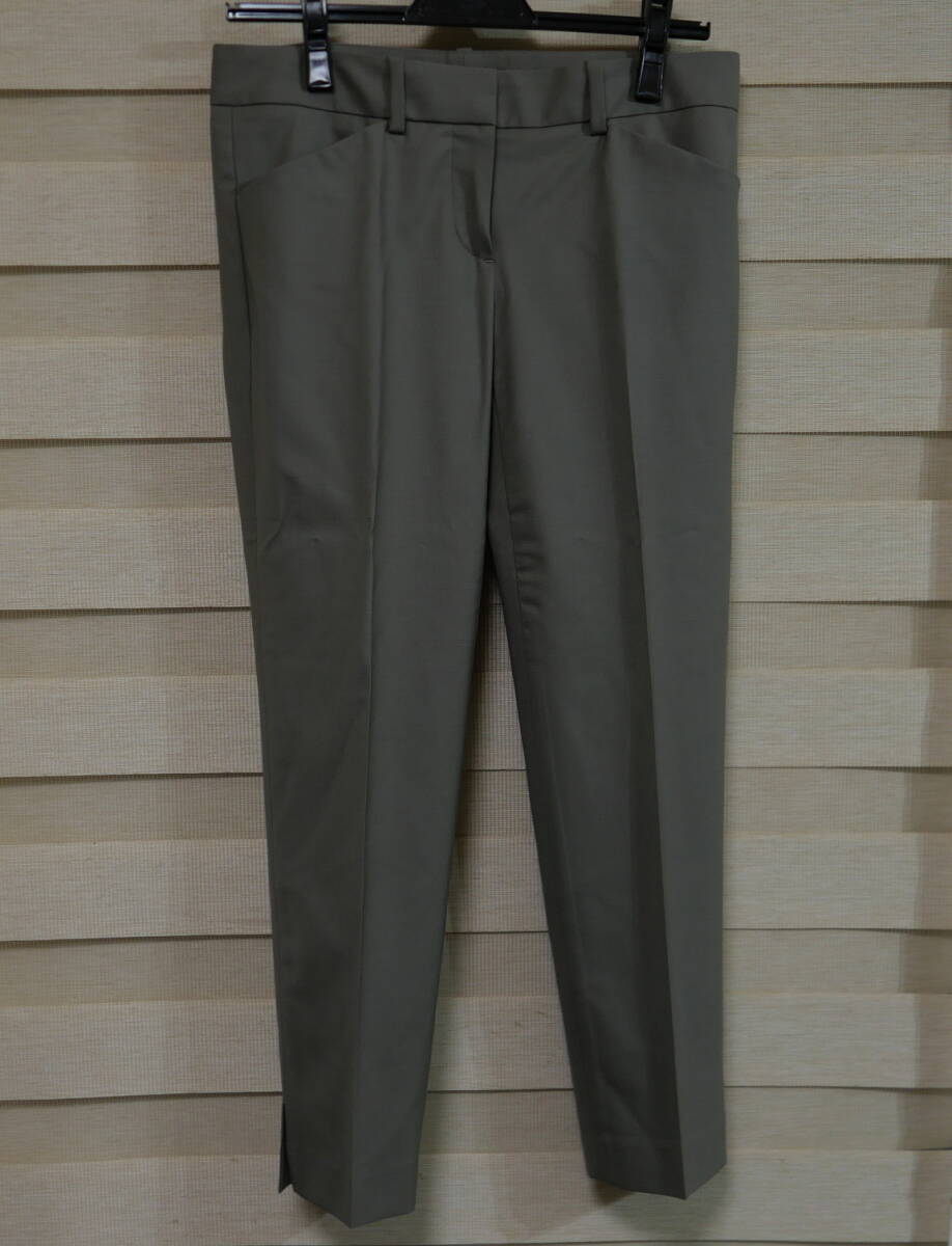 中古★ Theory セオリー レディース ウール パンツ ETTANEY グレー 670 サイズ0拍卖