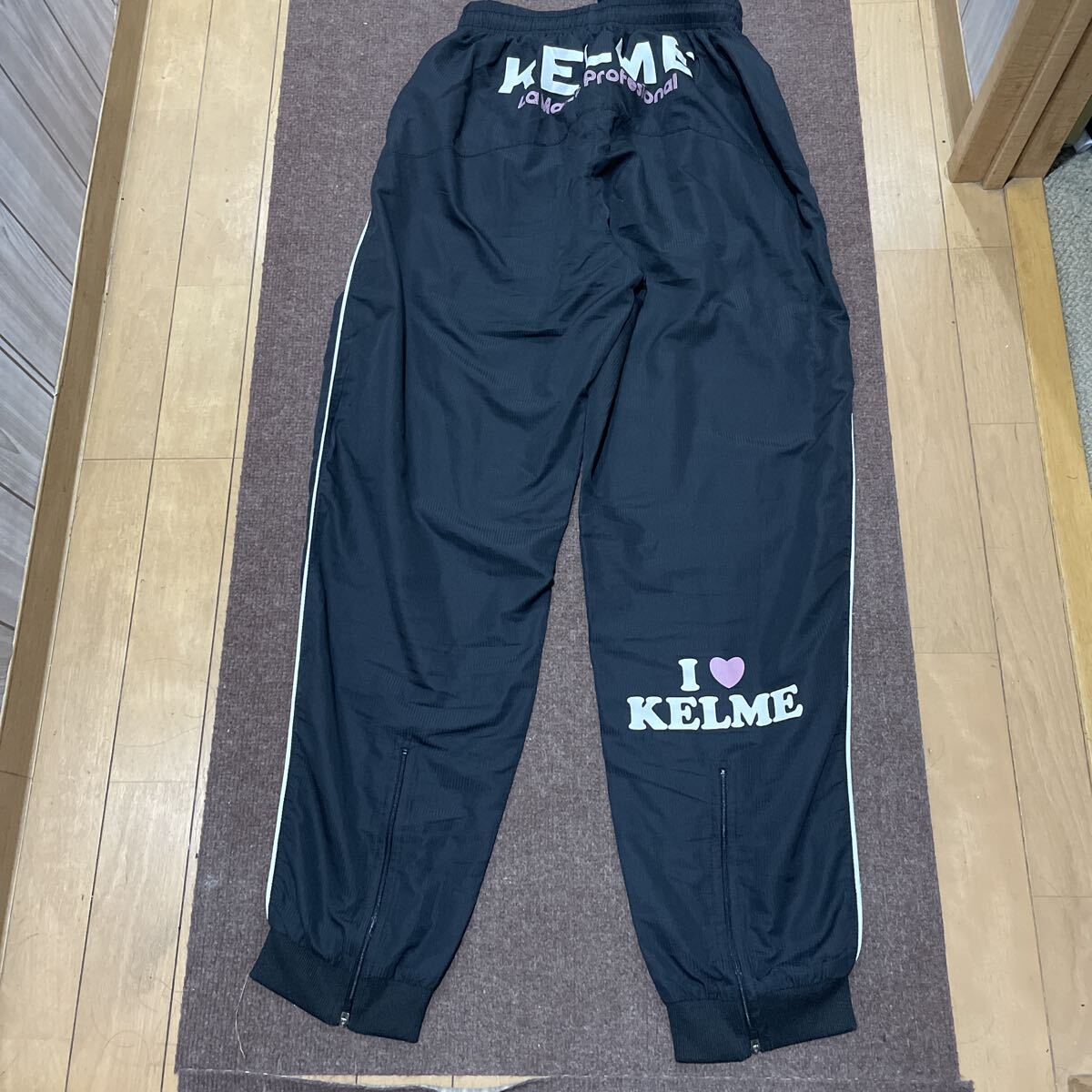 KELME☆ケルメ☆ブラック☆サイズM☆メッシュ裏地有り トレーニングパンツロングパンツ拍卖