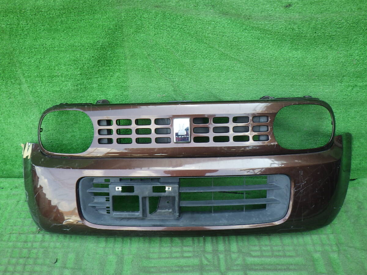 HE22S アルトラパン 純正フロントバンパー ロア グリル付 ラパン 茶 71711-85K50拍卖