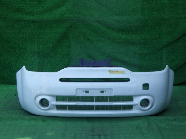 Z12 NZ12 キューブ 純正フロントバンパー 日産 キューヴ 白 パール 62022 1FA0H拍卖