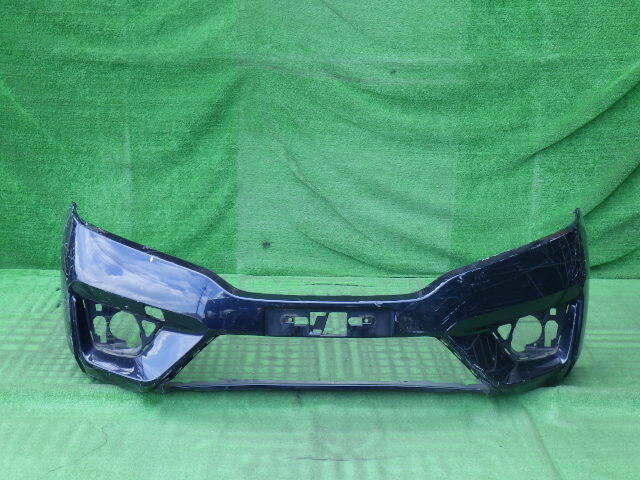 GK3 GK4 GK5 GK6 フィット GP5 フィットハイブリッド 前期 純正フロントバンパー 紺 71101-T5A-0000拍卖