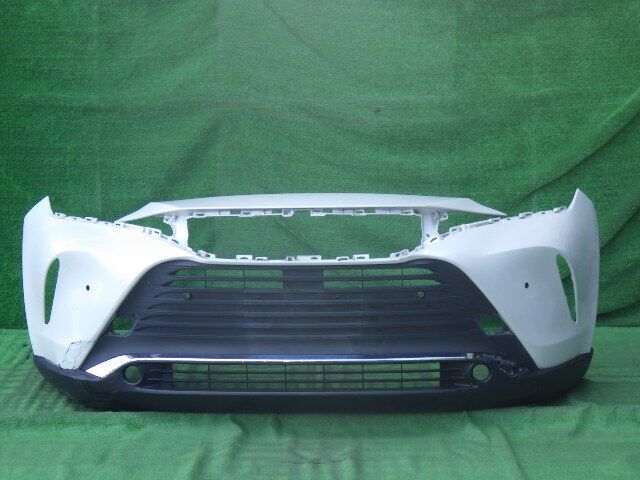 MXUA80 MXUA85 ハリアー 純正フロントバンパー 白 パール 52119-48830 ロアグリル 下部付拍卖