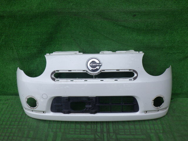 L675S L685S 前期 ミラココア ココアプラス 純正フロントバンパー 白 パール 52119-B2780拍卖