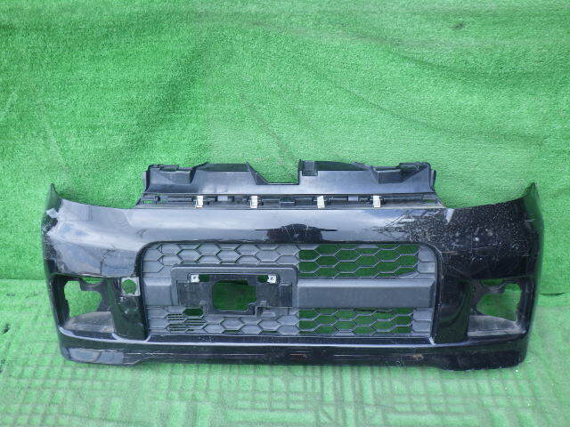 L175S L185S 後期 ムーヴカスタム 純正フロントバンパー ロアグリル付 ムーブ 黒 52119-B2840拍卖