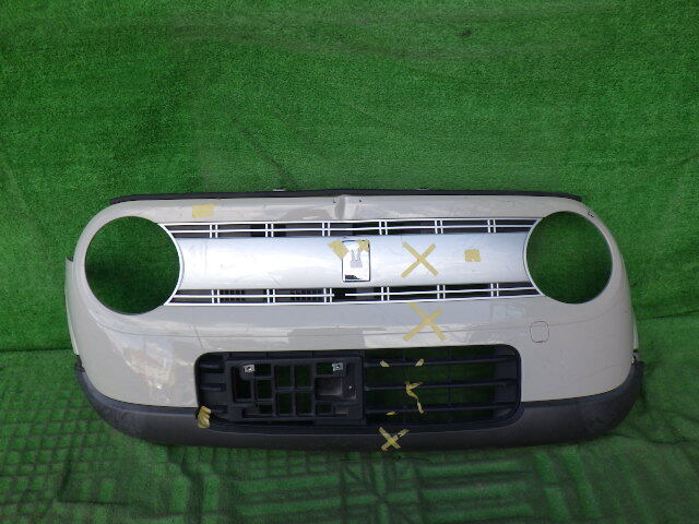 HE33S アルトラパン 純正フロントバンパー おまけ ロア グリル 下部付 ラパン ベージュ 71711-80P0拍卖
