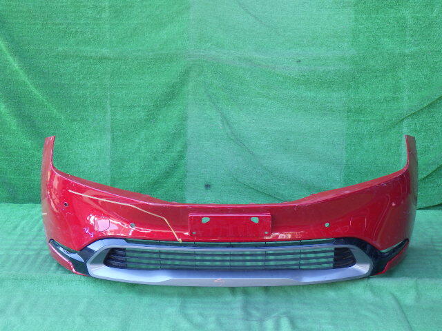 ZVW60 MXWH60 プリウス 純正フロントバンパー PRIUS 赤 52119-47B70 ロアグリル付拍卖