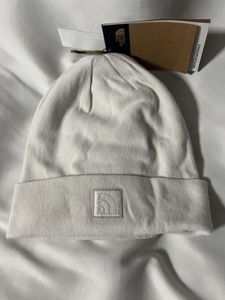 人気色■ノースフェイス THE NORTH FACE ビーニー ニット帽 白 ブラック 帽子 メンズ レディース NF0A3FNT ニットキャップ ロゴ 送料込拍卖