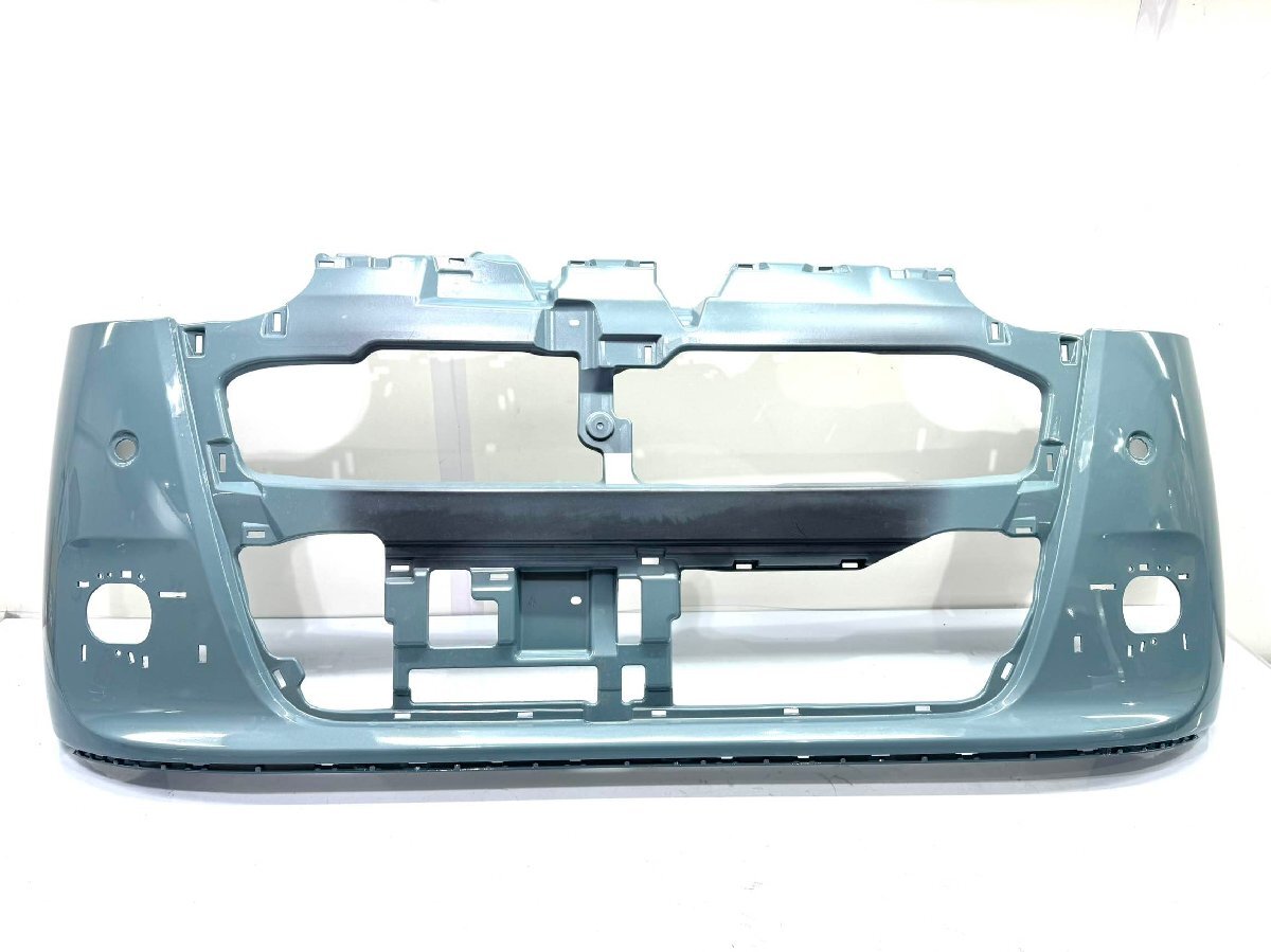 ダイハツ ムーヴ キャンバス LA850S 純正 フロントバンパー 52119-B2G20 レイクブルーメタ <B87> (C7-45)拍卖