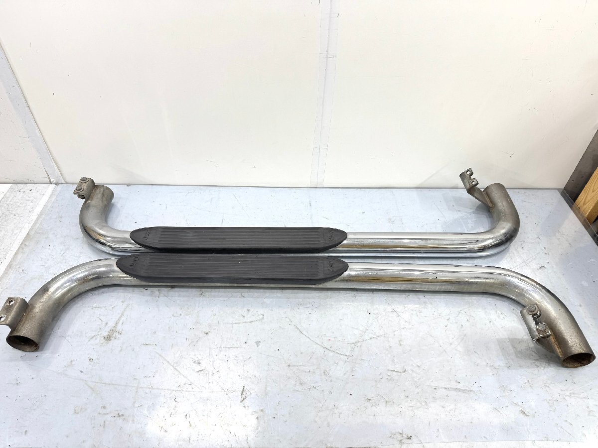 Jeep/ジープラングラー TJ40S/TJ40H 社外ステンレス サイドステップ左右 (G75-95)拍卖