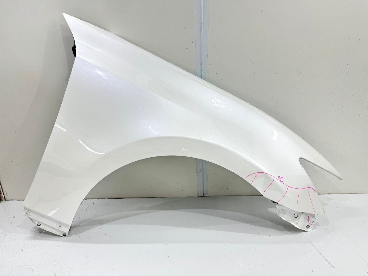 レクサスGS  10系 GRL10/AWL10/GWL10 純正フロントフェンダー 右 パール (FR18-22)拍卖