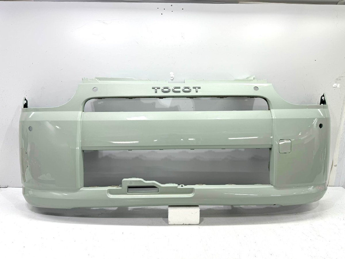 ダイハツ ミラ トコット LA550S 純正 フロントバンパー 52119-B2F50 グリーンメタ (C7-60)拍卖