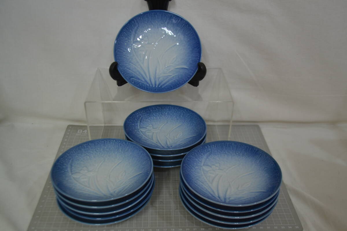 E18)昭和レトロ 有田焼 萬永 豆皿 銘々皿 15枚 箱なし 拍卖