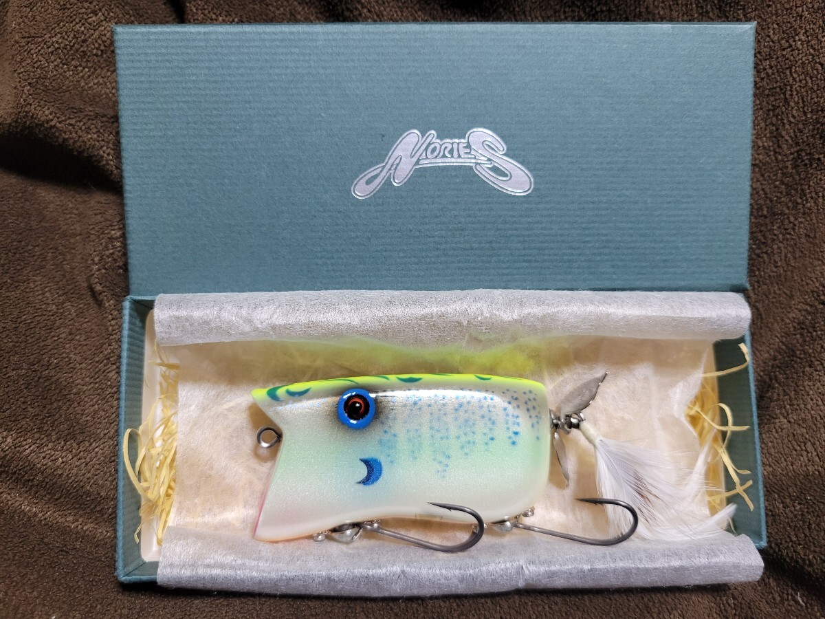 ★NORIES×AKASHI BRAND★GILL TOP ノリーズ×アカシブランド ギルトップ 624 チャートバック シルバーギル 未使用 Size 80mm Weight 30g 拍卖