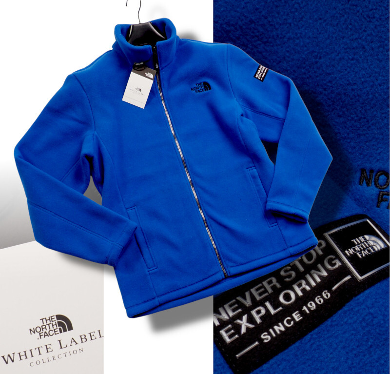 新品正規 ノースフェイス ホワイトレーベル MULTI LOYALTON ZIP UP フリースジャケット メンズXLブルー(BLU)拍卖