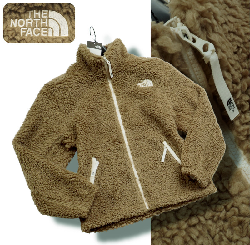 新品正規 ノースフェイス ホワイトレーベル 防風裏地付き SHERPA LINING 5 ボアフリース ジャケット メンズXLライトカーキ(LKH)拍卖