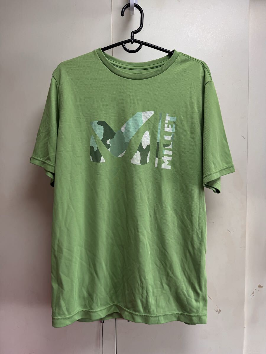送料格安スピード発送!良品★MILLETミレー吸汗速乾Tシャツ★Lサイズジョギングハイキング登山トレランマラソン拍卖