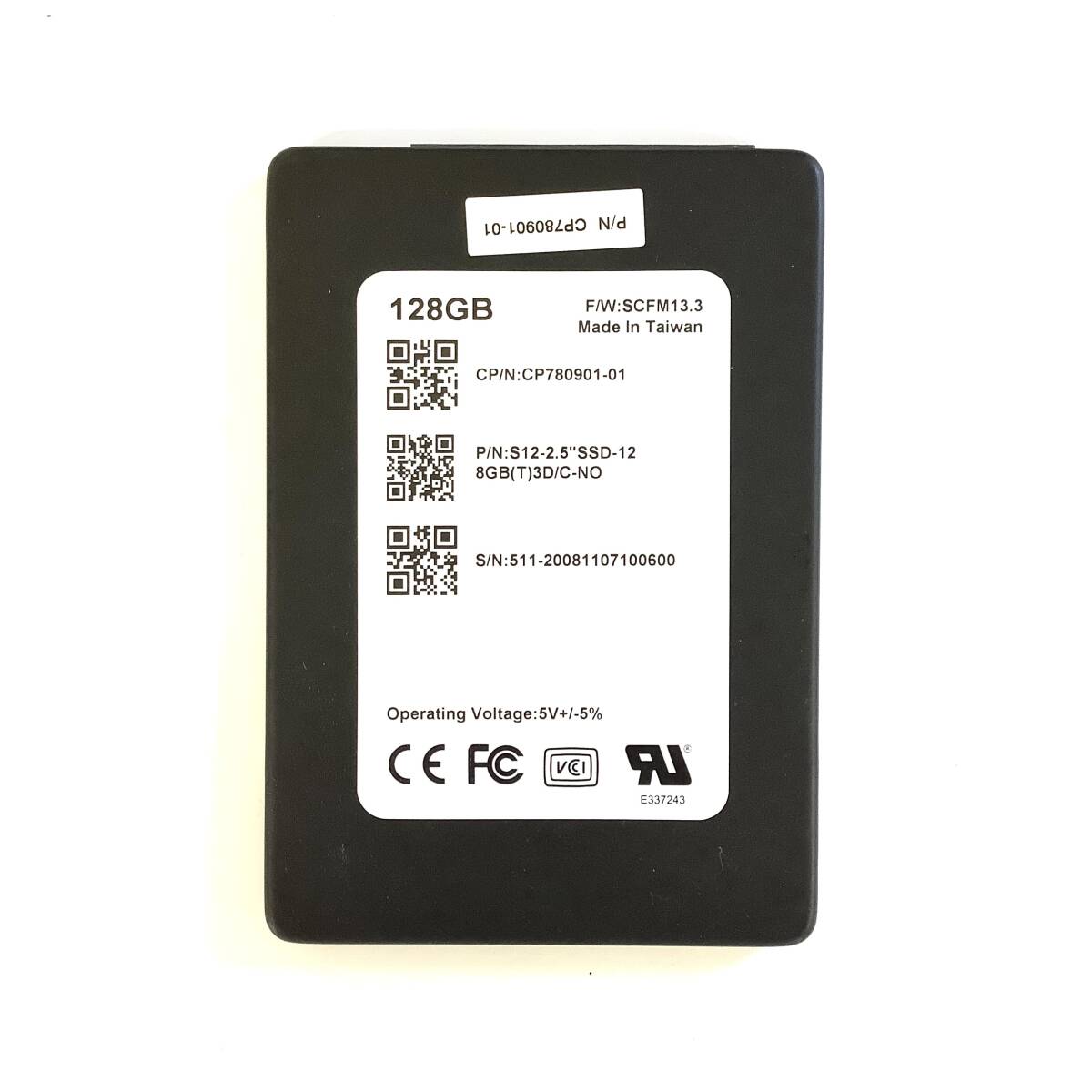 S70927151 SATA 128GB 2.5インチ SSD 1点 使用時間:32368【中古動作品】071024拍卖